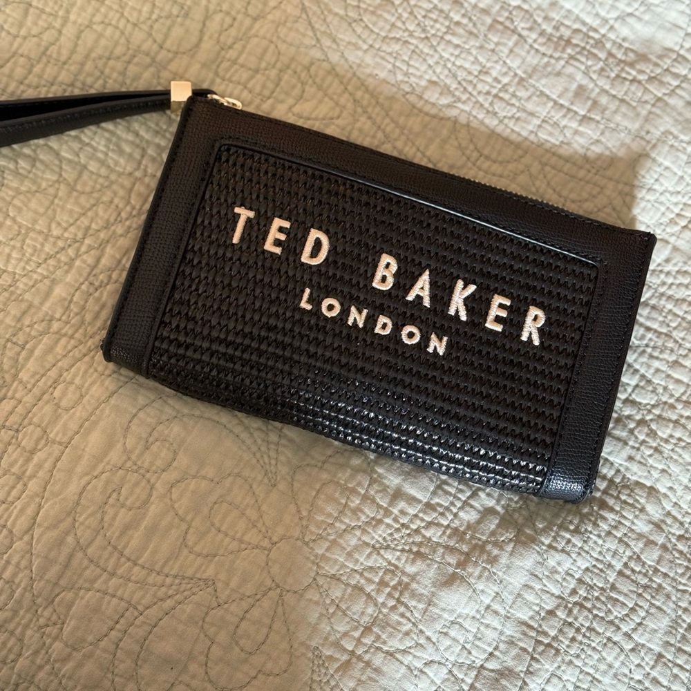 Ted Baker Black Naomi Wristlet